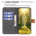 thumbnail image 6 of Allytech Wallet Case for Samsung Galaxy A53 5G 6.5" - Slim Fit Flip Cover Kickstand Cards Slots Drop Protective Magnetic Clasp Cover Shell - Black, 6 of 6