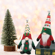 thumbnail image 5 of Elfo de Navidad sin rostro, estatuilla hecha a mano muñeco de peluche adorno de gnomo para decoración del hogar MFZFUKR CPB-SSW37-1, 5 of 5