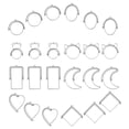 thumbnail image 4 of 24 Pcs DIY Pendants Hollow out Pendant Jewelry Pendants Geometry Theme Pendants, 4 of 8