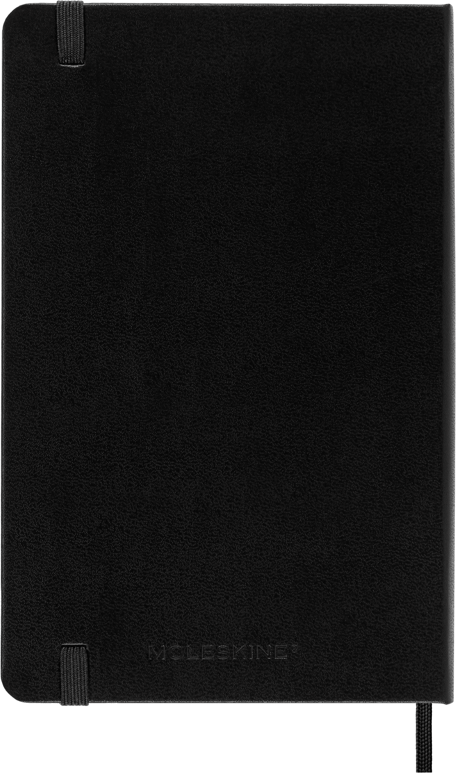 Moleskine Classic Notebook, Hard Cover, Medium (4.5" x 7"), Plain, Black