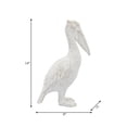 thumbnail image 5 of Modern Ceramic Standing Pelican Sculpture - Home Accent for Bathroom, Office, Room and Living Room - Ideal for Shelf and Coffee Table Decor Display - Figurine and Ornaments Accent - 14", White, 5 of 14