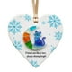 thumbnail image 5 of Adorno De Cristal En Forma De Corazn, Decoracin De Amistad, Cristal Marino Hecho a Mano, Recuerdo En Forma De Corazn, Adorno Para El Rbol De Navidad, Regalo Para Ella, Unin Familiar, UKHBMC, 5 of 9