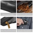 thumbnail image 3 of Mini caja portátil de la pipa de fumar tabaco de la PU con la bolsa de la cremallera y el bolso del tenedor, 3 of 10