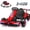 Red, variant on Joyracer 24V Go Kart for Kids 6-12, 2x400W Motors Electric Drift Car with Adjustable Length, 360°Drift Mode, 6.5 MPH High Speed Racing Car, Bluetooth Music, Red