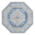 thumbnail image 3 of Unique Loom Whitney Collection Area Rug - Geneva (7' Octagon Sky blue/Ivory), 3 of 6