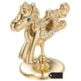 thumbnail image 3 of Matashi 24K Gold Plated Crystal Studded Cartoon Horse Ornament Figurine, 3 of 8