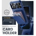 thumbnail image 3 of Funda SSLOTSCASE para iPhone 16 Pro Max con soporte y tarjetero, 3 of 7