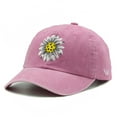 thumbnail image 2 of Waldeal Pickleball Hat for Women, Funny Pickleball Gifts, Adjustable Embroidered Daisy Washed Denim Baseball Cap, 2 of 6