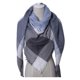 thumbnail image 1 of Guardurnaity Mujer Triangular Invierno Bufanda grande Cálido Acogedor Abrigo a cuadros de gran tamaño Capa chal Ropa, zapatos y accesorios Miscelánea azul, 1 of 6