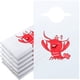 thumbnail image 1 of Baberos desechables SATINIOR 50 unidades Restaurante de Mariscos Blanco Rojo, 1 of 6