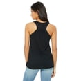 thumbnail image 2 of Bella Ladies Flowy Racerback Tank, XS, Black, 2 of 3