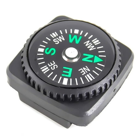Waterproof Compass With Holster Watch Band Paracord Bracelet Navigation Black Camping Hiking Emergency Survival Access