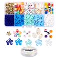 thumbnail image 4 of simhoa 4mm 10 Grid Clay Kit with Letters String racelet Making Kit DIY Round B B, 4 of 8