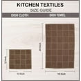 thumbnail image 5 of AMOUR INFINI Terry Dish Cloths Set of 8 Super Soft and Highly Absorbent Kitchen Dish Rags Premium Kitchen Dish Cloths for Washing Dishes (12x12 Inch - Brown), 5 of 6