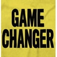 thumbnail image 2 of Game Changer First Time Parents Funny Romper Boys or Girls Infant Baby Brisco Brands 12M, 2 of 6