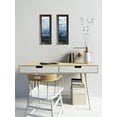 thumbnail image 1 of Gango Home Decor Contemporary Icel&ic Wave II & III; Two 6x18in Art Prints in Brown Frames, 1 of 6