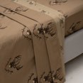 thumbnail image 3 of Whitetail Ridge Blue Ridge Trading Sheet Set Polycotton 100 GSM - Percale Weave Super Soft Fabric Printed Bedding Elk Deer Hunting Sheet Set for Bedroom, Deer Bedding, Visi-One, 3 of 4