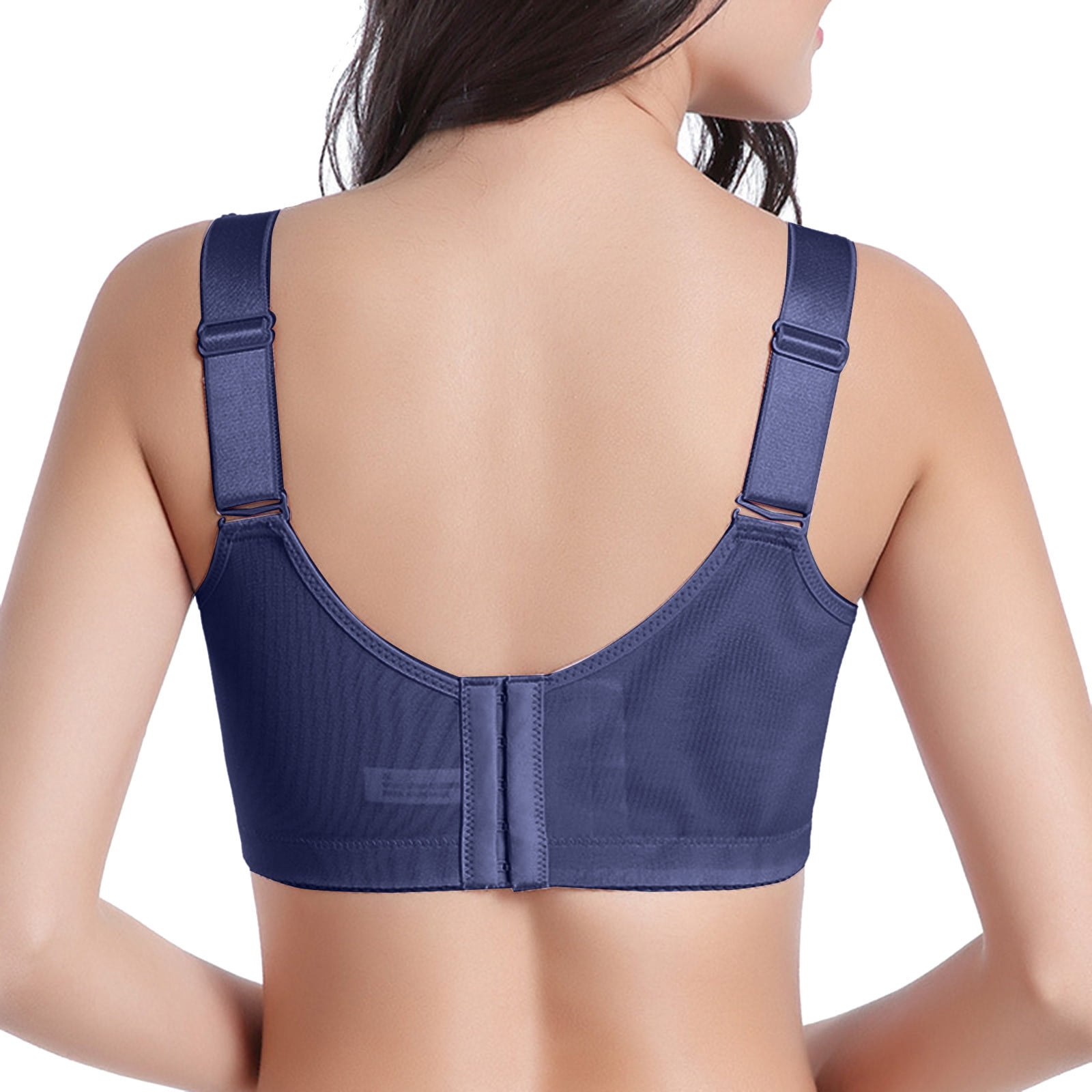 Aayomet Push Up Bras for Women Padded Medium Support Yoga Bra Workout Bra  Workout Tops for Women (Gray, 75B) 