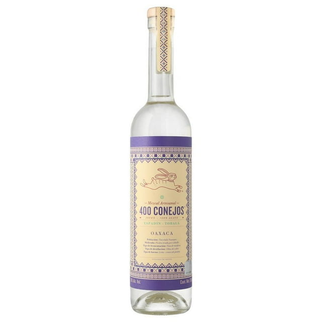 Paquete de 3 Mezcal 400 Conejos Espadin Tobala 750 ml 400 Conejos Paquete de 3