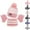 Pink-01, variant on Avrntaa Little Boys Girls Knit Hat Gloves Scarf 3 in 1 Set Cute Knit Beanie Gloves Soft Neck Warmer Sets for 1-11Y Kids