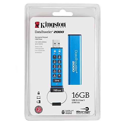 Kingston DataTraveler 2000 - USB flash drive - 16 GB Walmart.com