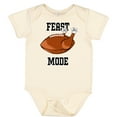 thumbnail image 3 of Inktastic Thanksgiving Feast Mode Turkey Football Boys or Girls Baby Bodysuit, 3 of 5