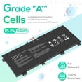 thumbnail image 4 of B41N1711 Laptop Battery for Asus Rog Strix GL503VM GL503VD GL703VD GL703VM GL703GE FX63V Series Notebook Type-A(short) 15.2V 64Wh 4240mAh, 4 of 9