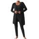 thumbnail image 2 of HongQid Womens Waffle Knit 3 Piece Lounge Sets Pajama Tank Top Long Sleeve Cardigan and Pants Loungewear Outfit, 2 of 4