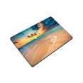thumbnail image 3 of MKHERT Tropical Beach Sunset Clear Turquoise Ocean Doormat Rug Home Decor Floor Mat Bath Mat 23.6x15.7 inch, 3 of 3