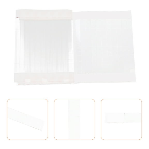 IDEANATEGRATE 100Pcs Transparent Plastic Label Holder for Business Owners and Display Holder