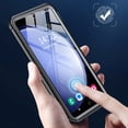 thumbnail image 4 of Allytech Clear Case for Samsung Galaxy S24, [Built-in Screen Protector] Rugged PC + Soft TPU Full Body Protection Case Compatible with MagSafe, Slim Transparent Shockproof Dustproof Cover, Black, 4 of 8