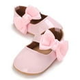 thumbnail image 2 of nvzhuang Baby Girls Moccasinss Bowknot Decor Soft Sole Flats Shoes  Non-Slip Summer Princess Shoes, 2 of 8