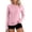 Pink women long sleeve sun shirt a1, variant on Bzdzmqm Women's Long Sleeve Sun Shirt Lightweight Quick Dry Thumbhole Athletic Top Slim Fit Outdoor Running Hiking Travel Workout Wear, Beige XL