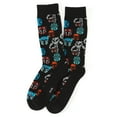 thumbnail image 2 of Mandalorian Helmet Multi Colored Black Sock, 2 of 3