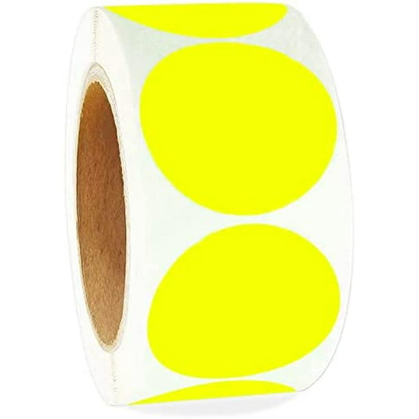2 Inch ColorCode Labels Round Circle Stickers for Color Coding