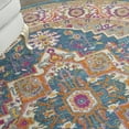 thumbnail image 6 of Nourison Passion Persian Teal Multicolor 8' x round Area Rug, (8 Round), 6 of 8