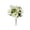 White, variant on Artificial Flower Arrangement 6 Stems Mixed Bush Bouquet - for Home Decor, Weddings, Parties, Events, Funerals Fake Flowers White 12.6 In
