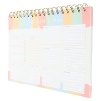 HOMEMAXS Tear Off Daily planner Notepad with for Scheduling Memo PP Paper Assorted Color
