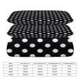 thumbnail image 2 of 3 Pcs Soft Bedding Set, Includes 1 Duvet Cover with Zipper And 2 Pillow Shams,Dot Pattern Black White Full(79"×90"), 2 of 8
