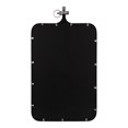 thumbnail image 4 of Kate and Laurel Yitro Framed Wall Mirror, Silver 20x35, 4 of 8