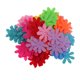 thumbnail image 2 of 3x100 Piezas Multicolor Fieltro Flor Adorno Artesanía DIY Galsang Flor Sunnimix Flores de fieltro, 2 of 8