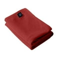 thumbnail image 2 of Mouliraty Wearable Heated Throw Blanket,USB Throw Blanket with Zipper Wearable Portable Throw Wrap Machine Washable,Red, 2 of 9