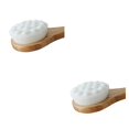 thumbnail image 2 of Injueey Cepillo de baño de mango largo de , depurador de cuerpo y cara de pelo , herramientas de limpieza de piel con mango colgante para No.01 2Conjunto, 2 of 6