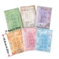 thumbnail image 3 of 10pcs Dreamy Flower Window Series - Vintage Background Paper for DIY Diary Labels & Decoration, 3 of 4