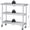 With Wheels 14*36*34, variant on 3-Tier Stainless Steel Commercial Worktable with Wheels, 18"×36"×34" Heavy-Duty Kitchen Prep Station & Storage Table, Adjustable Leveling Feet, Multi-Use for BBQ, Kitchen, Home, Garage