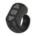 thumbnail image 1 of Generic Brand Bluetooth 5.0 Wireless Phone Remote Control, Rechargeable Selfie Shutter & Page Turner for TikTok Videos, Black, 1 of 8