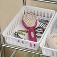 thumbnail image 3 of Sterilite Small Convenient Home Storage Basket Organizing Tray, White (24 Pack), 3 of 3