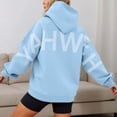 thumbnail image 2 of Women Oversized Yahweh Graphic Hoodie Christian Faith Pullover Heavyweight Streetwear Sweatshirt, 2 of 6