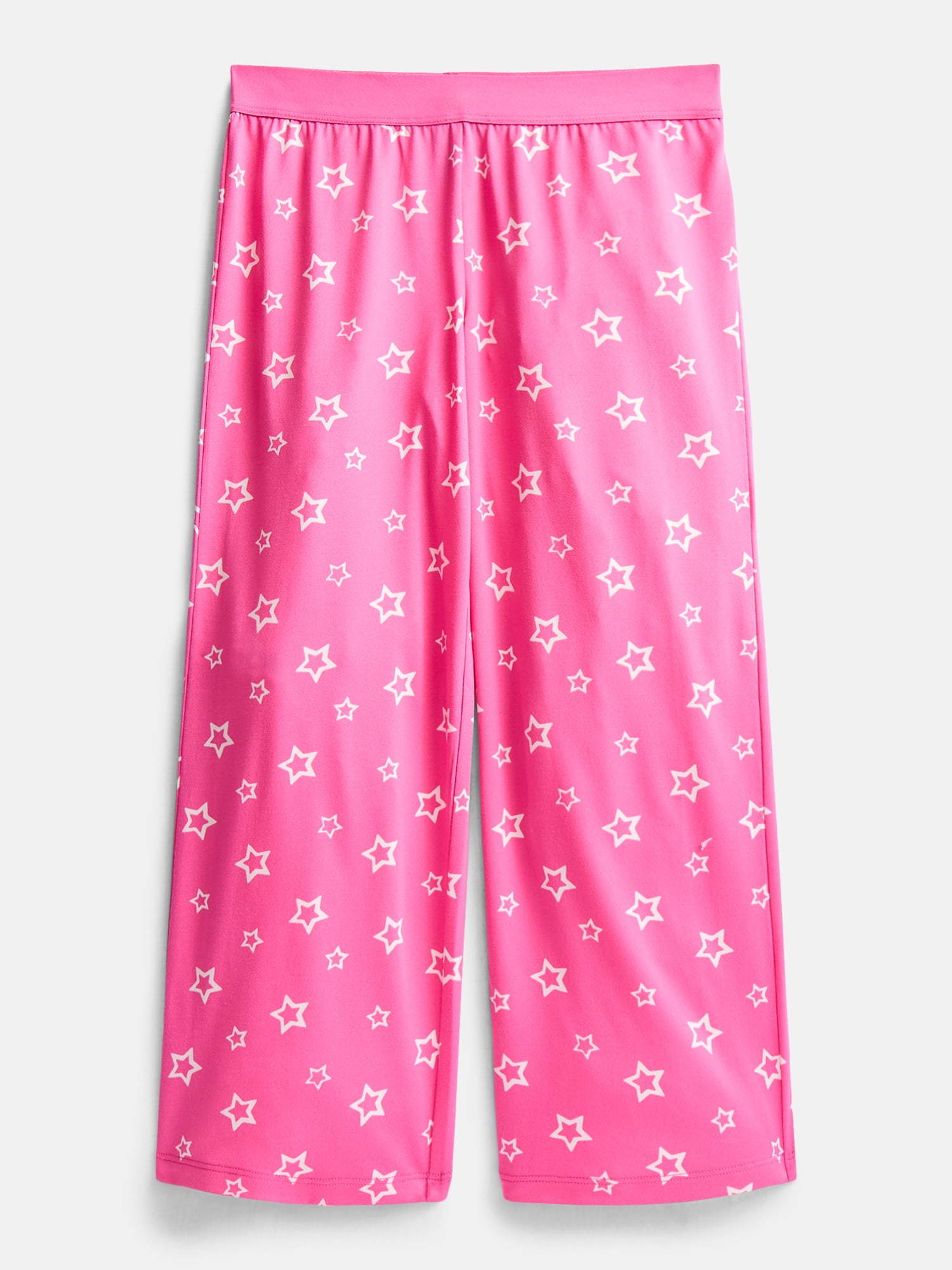 Wonder Nation Girls Graphic Tee with Shorts and Pants Pajama Set, 3 Piece, Sizes 4-18