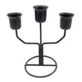 thumbnail image 2 of Candelabro de 3 brazos, candelabro de hierro, candelabro decorativo para vacaciones, dormitorio, sala de estar, decoración de boda Estilo A BLESIY candelero, 2 of 8